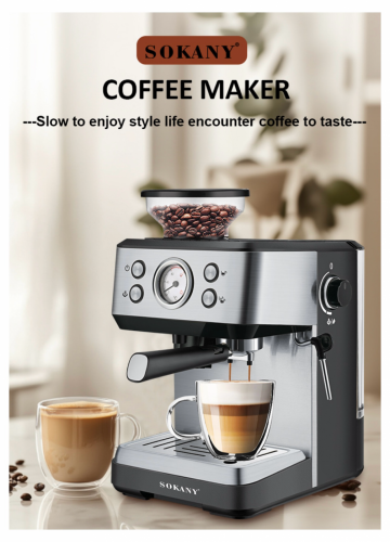 Coffee Maker & Grinder 4 in 1