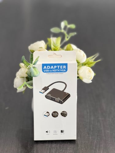 USB to HDMI & VGA Adapter