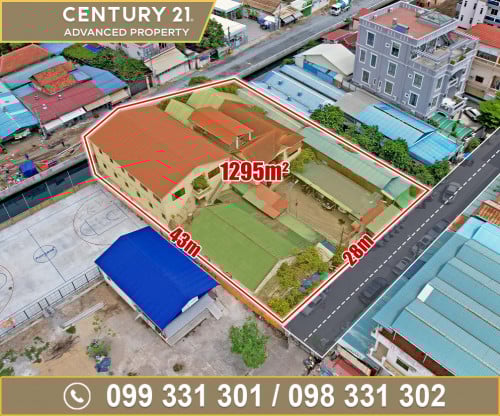 🏠 ដី​ និង ផ្ទះ នៅជាប់សាលារៀនហ៊ុននាងបឹងត្របែកខាងកើត ត្រូវការលក់បន្ទាន់