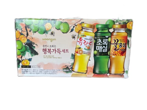 woongJin Natures Citronc Honey Red Ginseng & Green Plum (Gift set )(180mlx12EA)