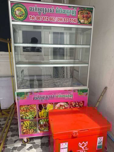 លក់ឡៃឡុង ទូនឹងធុងទឹកកក ថ្មី 98%