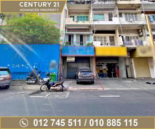 🏠ផ្ទះអាជីវកម្ម សម្រាប់ជួល នៅលើមហាវិថីកម្ពុជាក្រោម ជិតទីស្តីការគណៈរដ្ឋមន្ត្រី