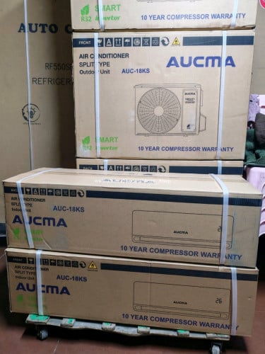 Aucma smart  inverter R32 2hp free តំឡើង នឹង ជើងទ្រ