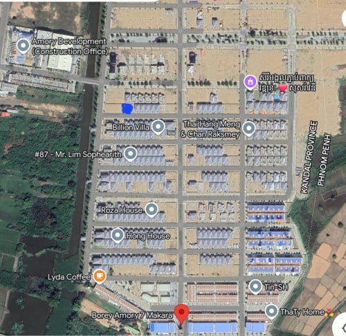 Land near Chroy Changva and new Stadium, with borey facilities and infrastructure