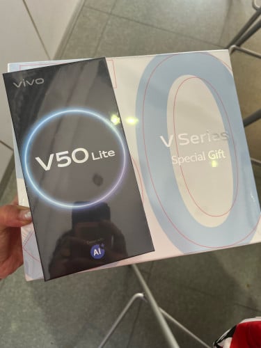 Vivo V50 lite brand new , warranty 1 year free free
