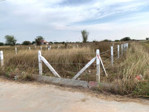 ដីលក់កែង ផ្លូវបេតុង12m តំបន់7NG ប្លង់រឹង