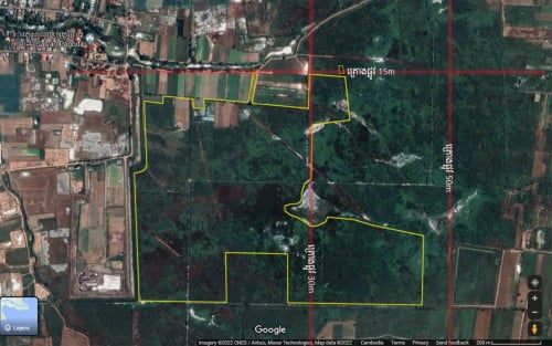 ស្រុកស្អាង​ ក្បែរ​ព្រលានថ្មី​ ក្បែរព្រែកជីកហ្វូណន