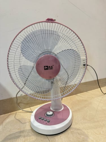 Home desktop floor fan | 3-speed adjustment + 60-minute timer · Wide-angle swivel