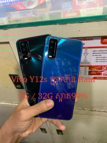 Vivo Y12s ក្រុមហ៊ុន​ Ram​ 3G / 32G ស្អាត99%