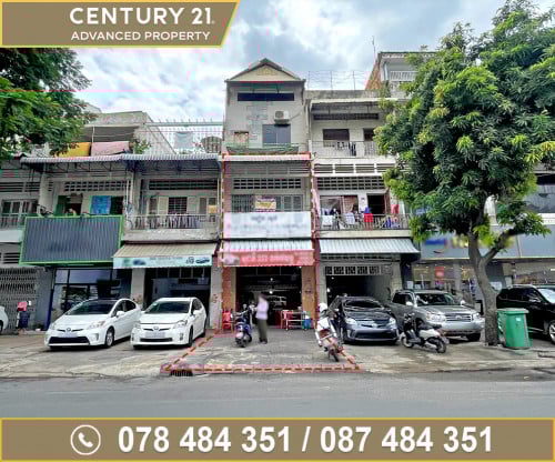 🏘ផ្ទះល្វែង នៅលើមហាវិថី នេរុហ៍​215 ជិតផ្សារដេប៉ូ ត្រូវការលក់បន្ទាន់ខ្លាំង