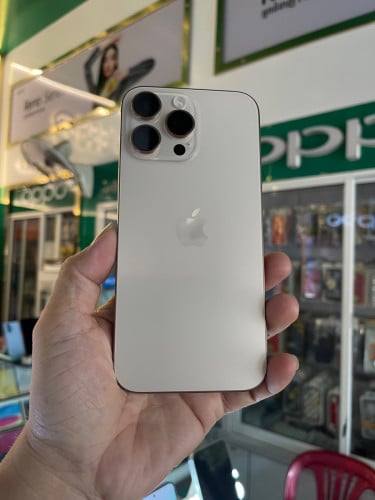 16 Pro Max 256GB ZA 2Sim Card Desert 99% សំនុំហ្សុីនទាំងអស់តម្លៃល្អ