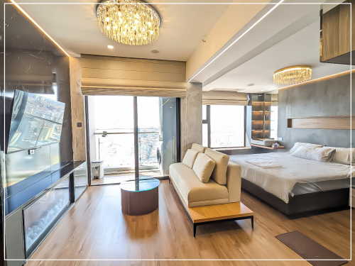 Modern One bedroom Condo for sell at Agile Sky Residence 35th floor