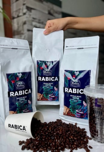 គ្រាប់កាហ្វេ brand Rabica Original 100%