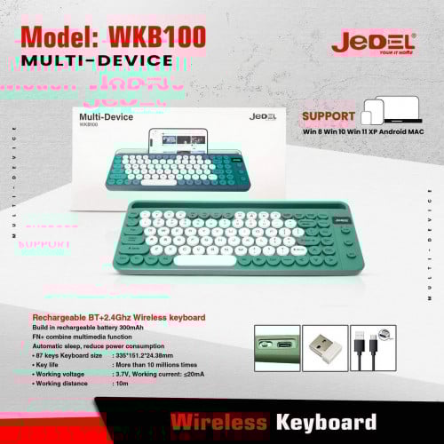 Bluetooth & Wireless Keyboard