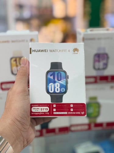 Huawei Watch Fit4 ថ្មីប្រអប់មានធានាក្រុមហ៊ុន1ឆ្នាំតម្លៃពិសេសជូន
