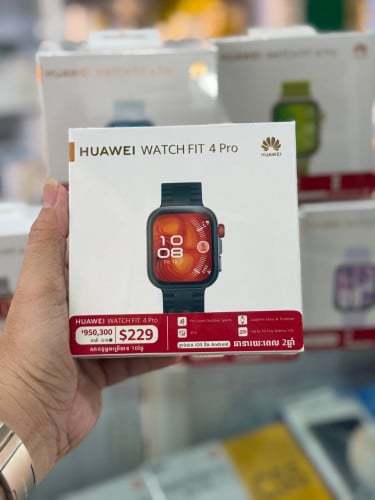 Huawei Watch Fit4 Pro ថ្មីប្រអប់ធានា2ឆ្នាំក្រុមហ៊ុនតម្លៃពិសេសជូន