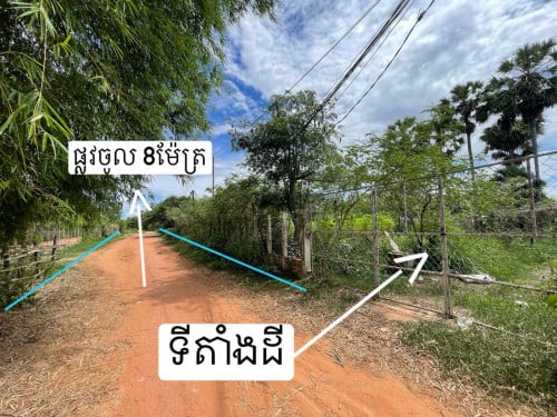 ដីដាក់ជួល ទំហំ 2500m2 ( ទីតាំងល្អ តម្លៃល្អ )