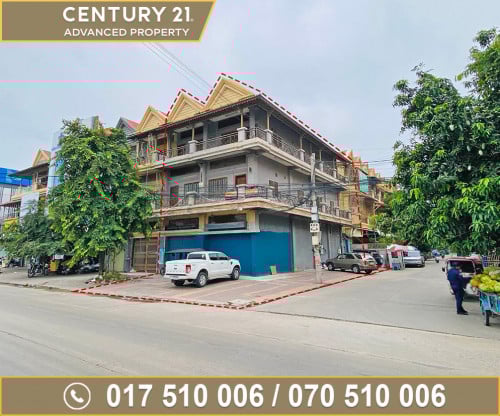 🏘 ផ្ទះ2ល្វែង (កែង) សម្រាប់ជួល ក្នុងបុរី ពិភពថ្មីធនាគារជាតិ