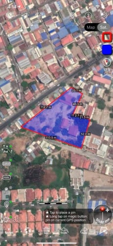 ដីលក់ប្រញ៉ាប់ ៖ ជាប់ផ្លូវ 598 ខណ្ឌទួលគោក