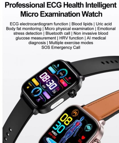 នាឡិកាពហុមុខងារជំនួយការគ្រប់គ្រងសុខភាព Special ECG Health Intelligent Micro Examination Watch