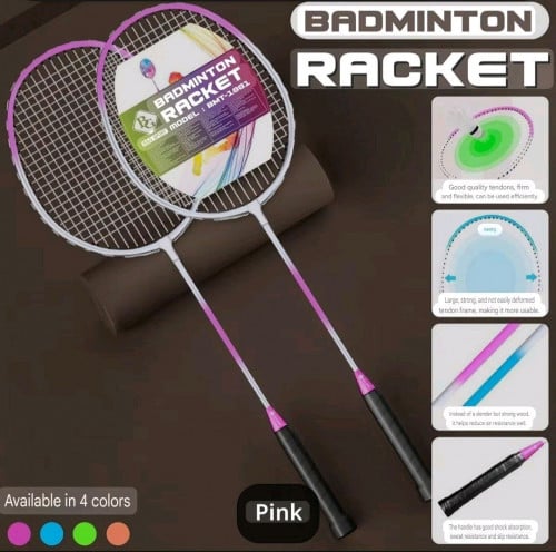 Badminton racket  shuttlecock