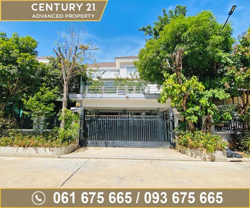  វីឡាម៉ូឌែន (Modern Villa) ក្នុងបុរី អង្គរភ្នំពេញ2​ ជិតផ្សារទំនើបអុីអន2 ត្រូវការលក់បន្ទាន់ខ្លាំង