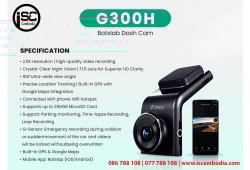 BotSlab Camera Car Security Dash Cam