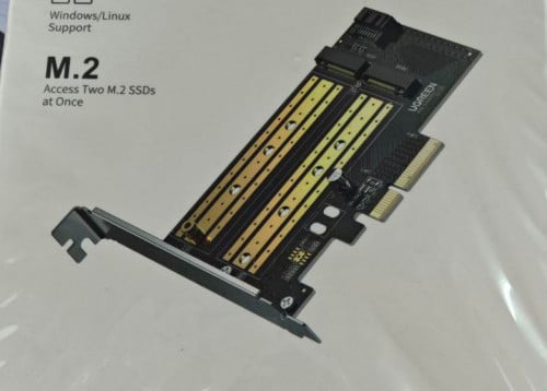 M.2 SATA + M.2 NVMe to PCI-E 3.0*4 Expansion Card