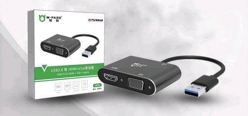 USB 3.0 To VGA/HDM + AUDIO PORT
