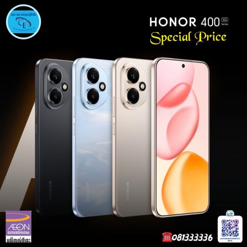 Honor400(5G) Ram12G+12G/512GB ថ្មីប្រអប់មានធានាក្រុមហ៊ុនតម្លៃពិសេសជូន