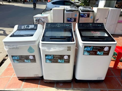 ម៉ាសុីនបោក 9kg Panasonic ជជុះមេស្អាត ថែមជើងទ្រ free តំឡើង