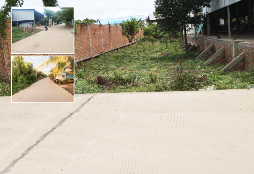 ដីសម្រាប់លក់ Land For Sale 9.5mx56m =65,000$ (ចរចាបាន)