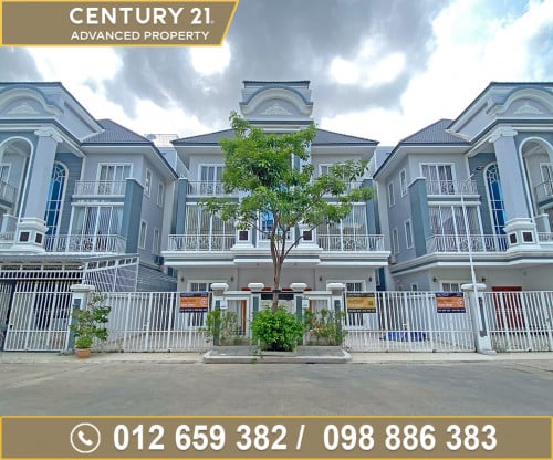 🏘 វីឡាភ្លោះ (Twin) សម្រាប់ជួល ក្នុងបុរី ឡុងនី4