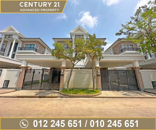 🏘 វីឡាភ្លោះ (Twin-B) ក្នុងបុរី ប៉េងហួត50ម ត្រូវការលក់បន្ទាន់ខ្លាំង ​