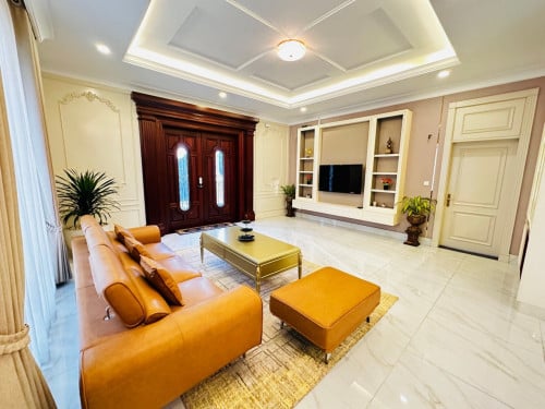 Prince Villa for Rent, Fully furnished Borey Peng Hout Boeung Snor (Euro Ville Project)