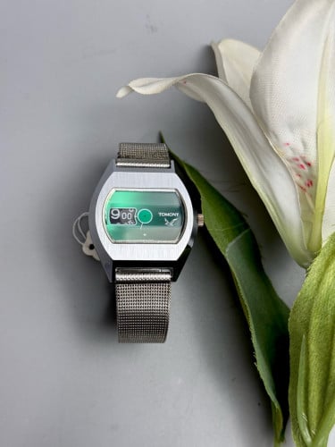 SEIKO TOMONY SEAGULL DIGITAL WATCH GREEN 36mm