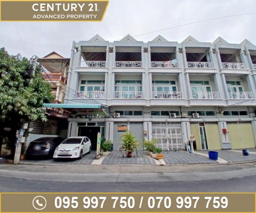 🏡ផ្ទះល្វែង ក្នុងបុរី រមនា ជិតផ្សារឈូកមាស ត្រូវការលក់បន្ទាន់ខ្លាំង