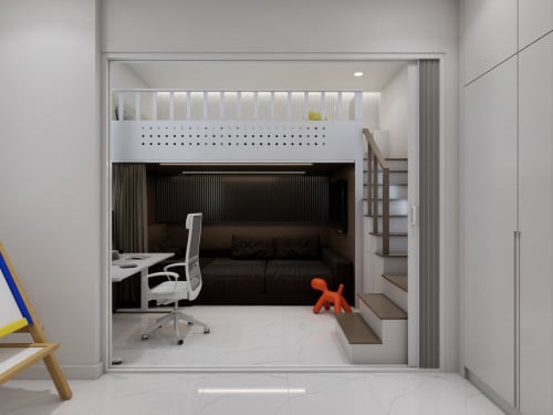 Luxury Duplex one bedroom on rooftop