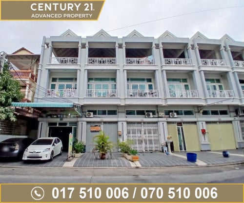 🏘 ផ្ទះល្វែង សម្រាប់ជួល​ ក្នុងបុរី រមនា ជិតផ្សារឈូកមាស ​