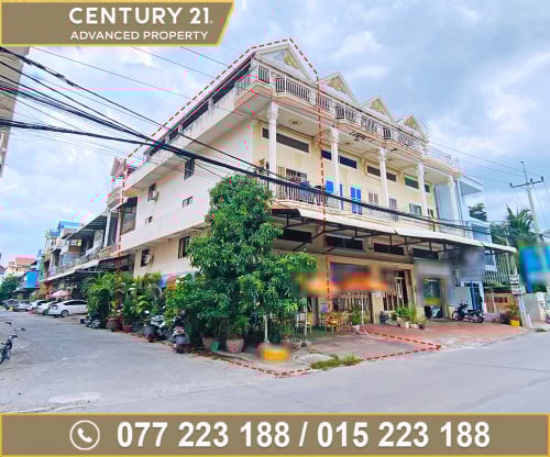 🏡 ផ្ទះល្វែង (កែង) នៅជិតផ្សារទួលសង្កែ ខណ្ឌឫស្សីកែវ ត្រូវការលក់បន្ទាន់ខ្លាំង