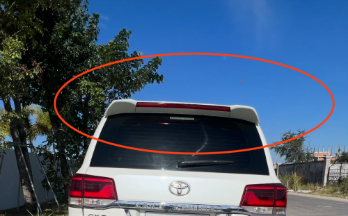 Land Cruiser roof spoiler