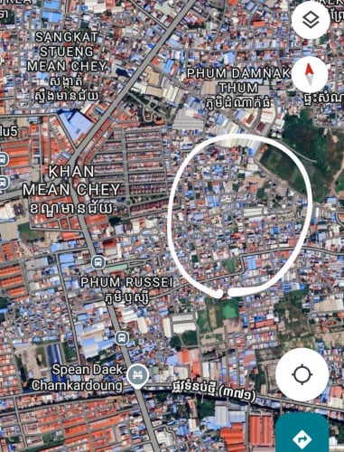 ដីលក់ក្រោមទីផ្សារ តំបន់ស្ទឹងមសនជ័យ ភ្នំពេញ