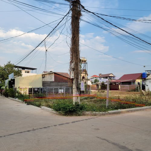 ដីក្នុងក្រុងសៀមរាប 15x15 184m2 350$/m2