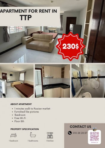 Apartment for rent in TTP