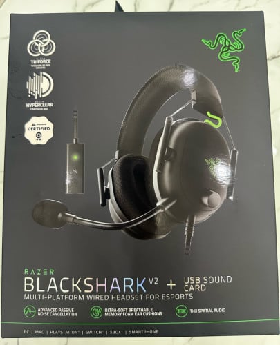Razer Blackshark v2 + USB Soundcard