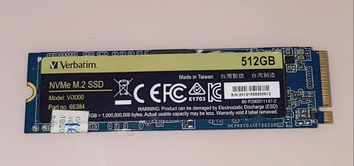 verbatim SSD M2 512GB