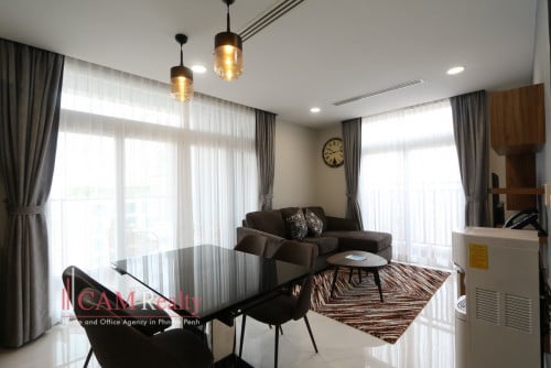 프놈펜 아파트 렌트 「Video ok」 | 2 Bedroom Serviced Apartment For Rent near BKK1