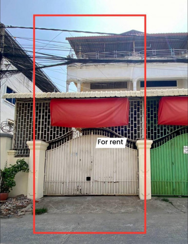 ផ្ទះអាជីវកម្ម សម្រាប់ជួលនៅ សង្កាត់ បឹងទំពុន. Shop house for rent at sangkat boengtompon