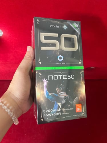 Infinix note 50 brand new , warranty 1 year