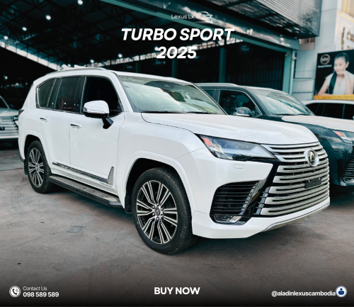 2025 Lx 600 Turbo Sport ថ្មីខ្លាញ់គោ ហ្វូលអប់សិន អារ៉ាប់